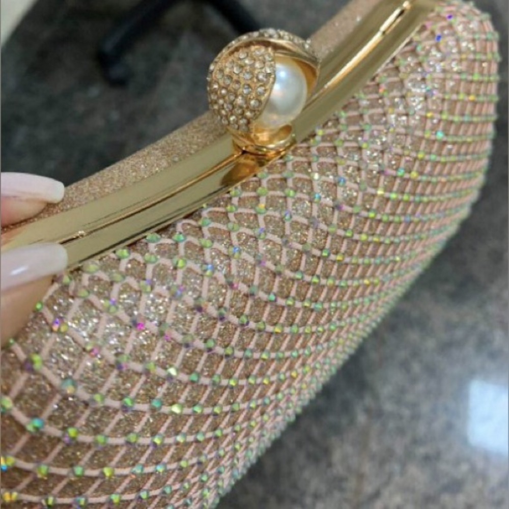 Mini box bag Nude/Pink